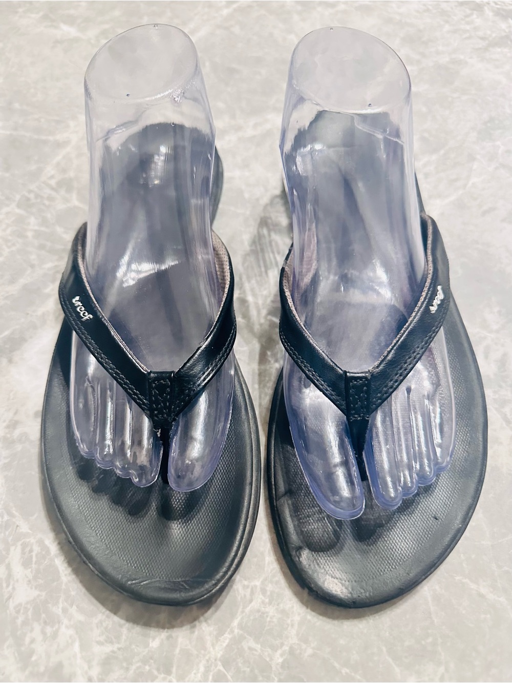 Reef Flip Flop Black Beach Sandals SZ 11